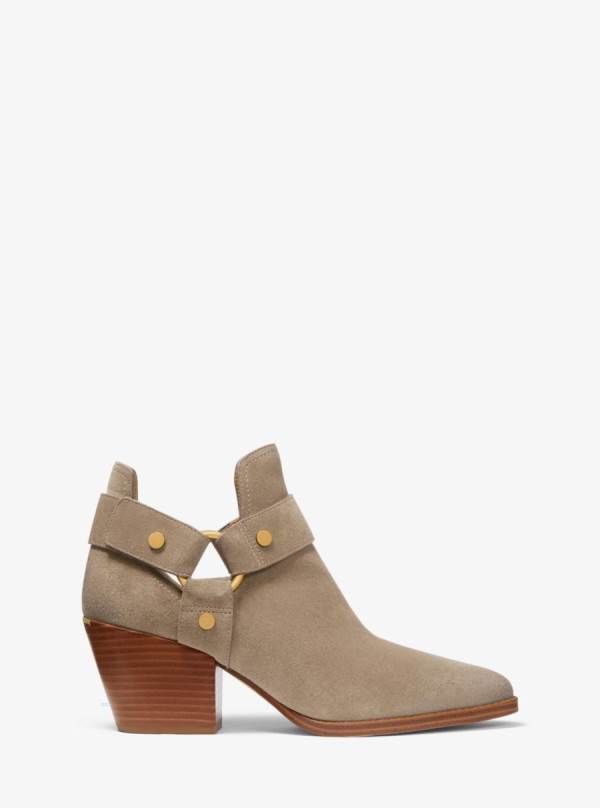 Damske Clenkove Cizmy Michael Kors Pamela Suede Siva - Topanky Michael Kors Lacne | TAYHK-0782